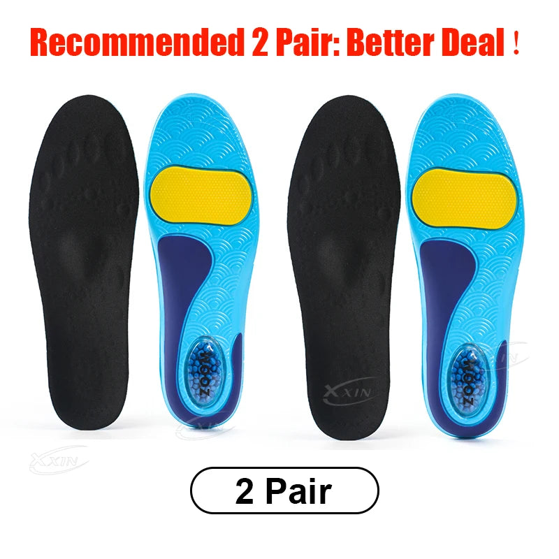 Palmilha de Suporte de Arco // Palmilhas de Sapato c/ Almofada de Ar e Absorção de Choque // Palmilhas de Gel Macio // Tamanho 35-46
