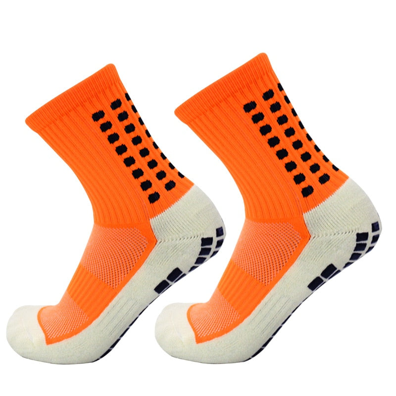 Novas Meias de Futebol Masculinas e Femininas // Meias Esportivas Antiderrapantes com Fundo de Silicone // Para Futebol e Basquete // Simplesmente Incomparável!!!