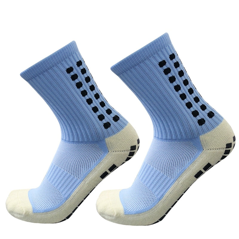 Novas Meias de Futebol Masculinas e Femininas // Meias Esportivas Antiderrapantes com Fundo de Silicone // Para Futebol e Basquete // Simplesmente Incomparável!!!