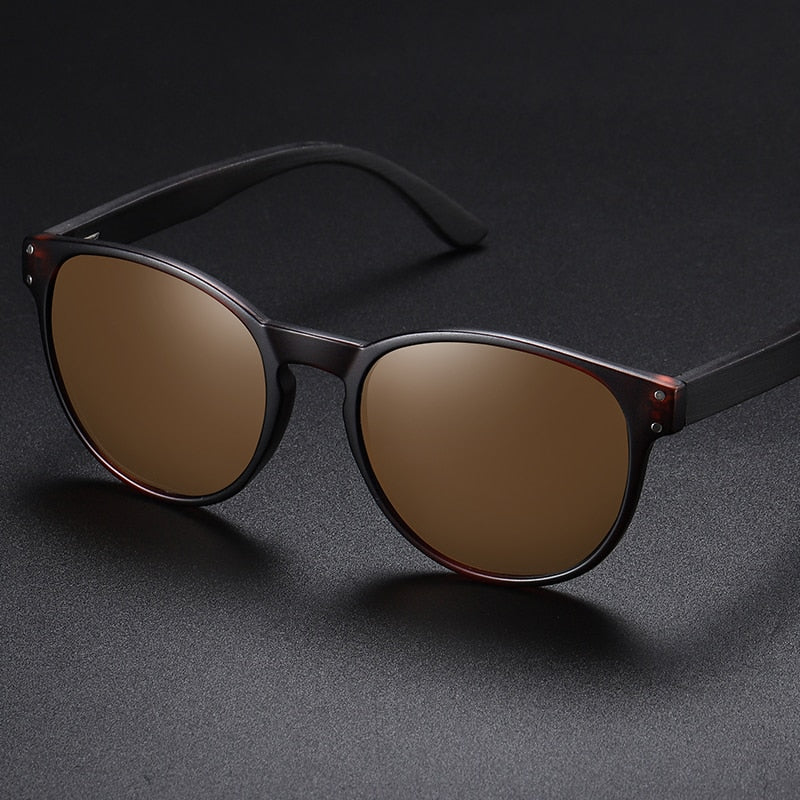 Óculos de Sol Masculino/Feminino Marca GM Polarized S5091 // Óculos de Sol de Madeira // Armação Redonda // Óculos de Sol Clássicos // Oculos De Sol UV400 // Maravilhoso e Ecologicamente Correto!!!