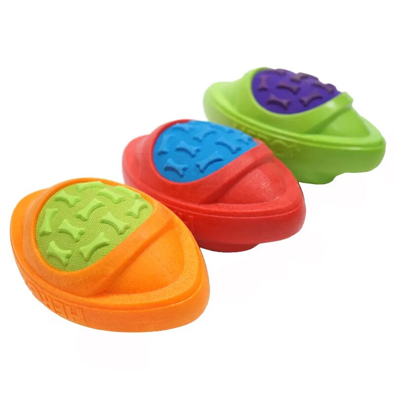 Brinquedos para Cães Dog Toy Football Caitec // Futebol para Cães, Flutuante, Duro e Firme // Para Arremesso ao Ar Livre // Para Cães de Médio a Grande Porte