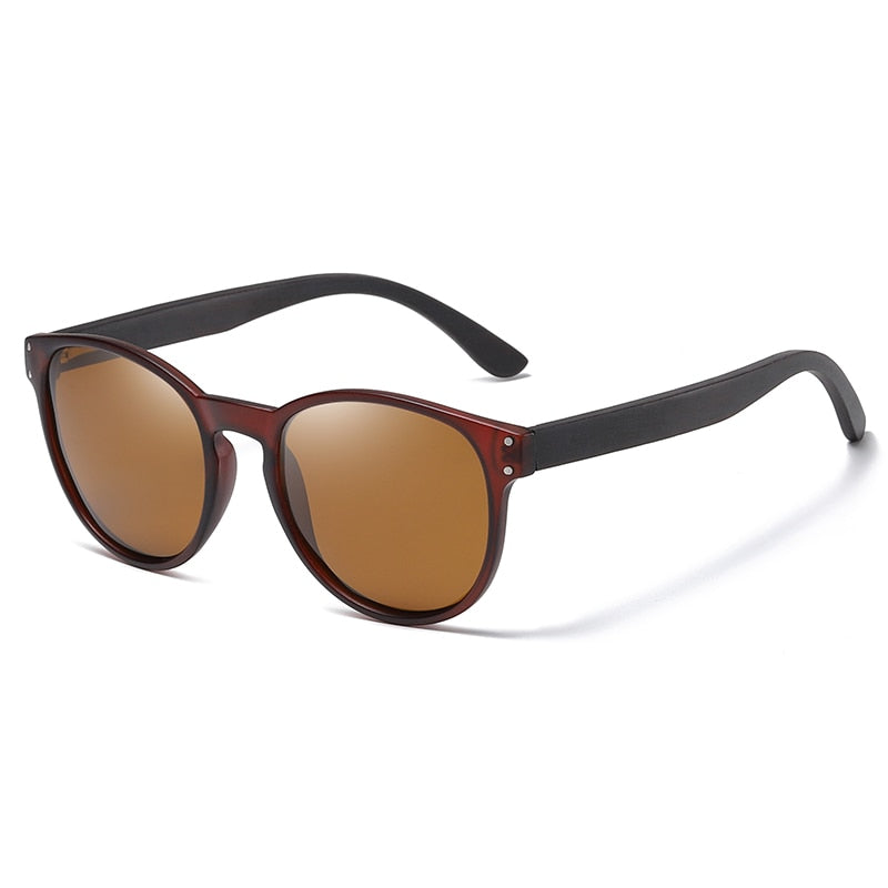 Óculos de Sol Masculino/Feminino Marca GM Polarized S5091 // Óculos de Sol de Madeira // Armação Redonda // Óculos de Sol Clássicos // Oculos De Sol UV400 // Maravilhoso e Ecologicamente Correto!!!