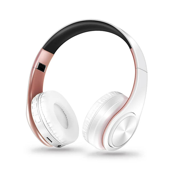 Fones de Ouvido Estéreo HIFI Bluetooth // Fone de Ouvido c/ Música FM e Suporte p/ Cartão SD // Com Microfone p/ Celular Xiaomi / iPhone / Sumsamg / Tablet