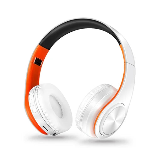 Fones de Ouvido Estéreo HIFI Bluetooth // Fone de Ouvido c/ Música FM e Suporte p/ Cartão SD // Com Microfone p/ Celular Xiaomi / iPhone / Sumsamg / Tablet