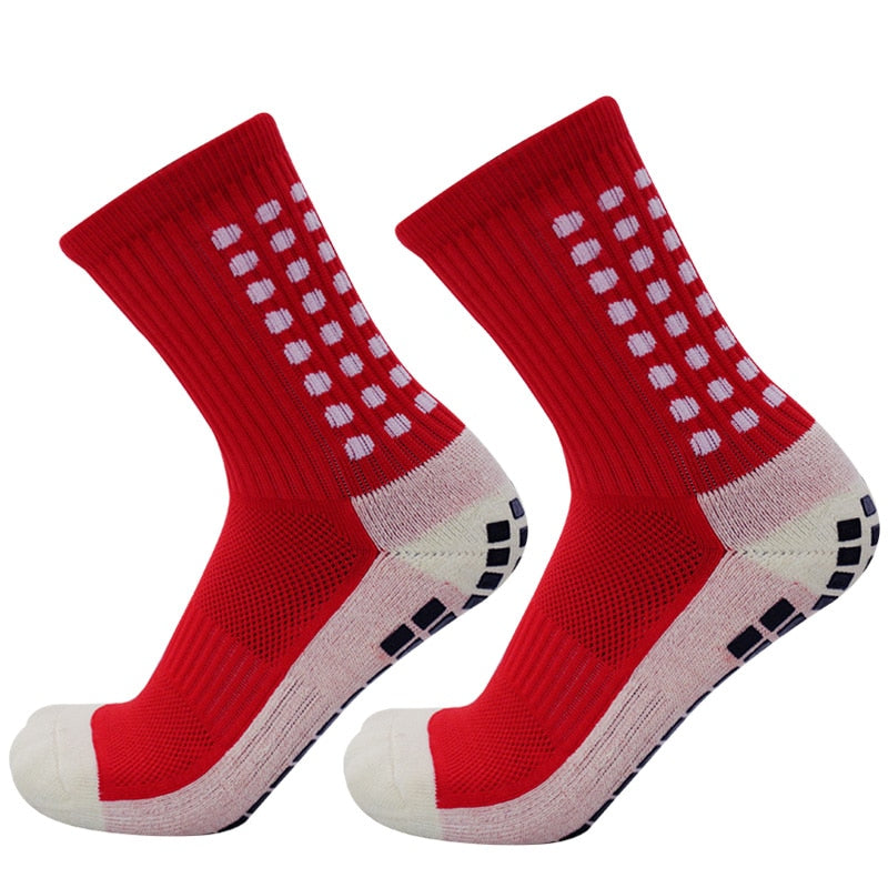 Novas Meias de Futebol Masculinas e Femininas // Meias Esportivas Antiderrapantes com Fundo de Silicone // Para Futebol e Basquete // Simplesmente Incomparável!!!