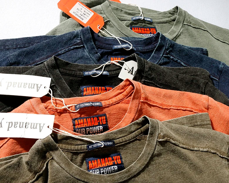 2025 Verão Nova American Street Manga Curta // Gola O // Estampada // Camiseta Masculina Moda Puro Algodão // Casual Lavado // Velho Bottoming Tops