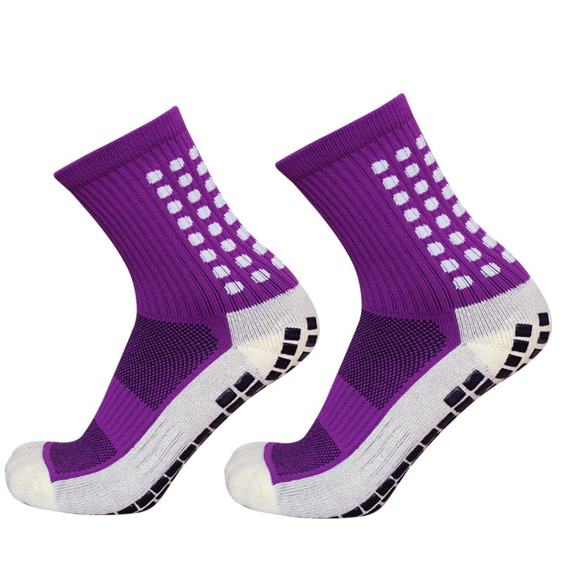 Novas Meias de Futebol Masculinas e Femininas // Meias Esportivas Antiderrapantes com Fundo de Silicone // Para Futebol e Basquete // Simplesmente Incomparável!!!