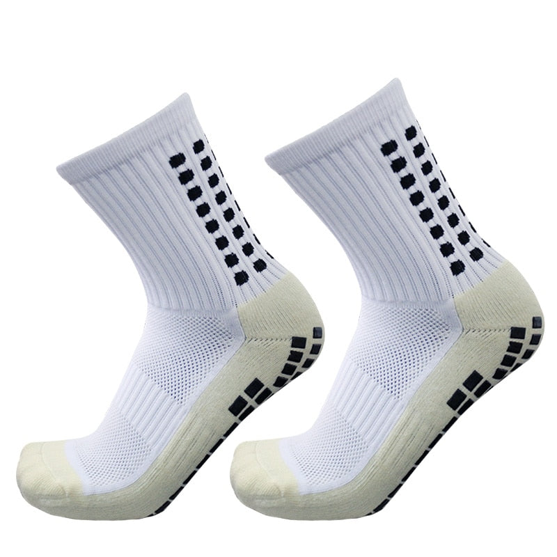 Novas Meias de Futebol Masculinas e Femininas // Meias Esportivas Antiderrapantes com Fundo de Silicone // Para Futebol e Basquete // Simplesmente Incomparável!!!