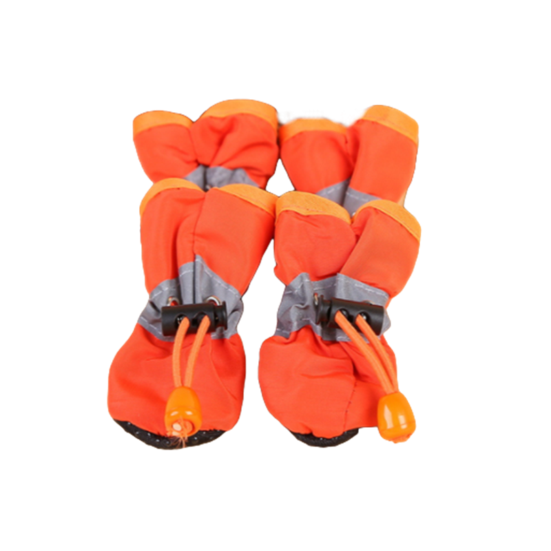 Conjunto Sapatos Impermeáveis para Cães de Estimação 4 pçs/ Antiderrapantes // Botas de Chuva Calçados para Gatos, Cães de Pequeno Porte, Filhotes