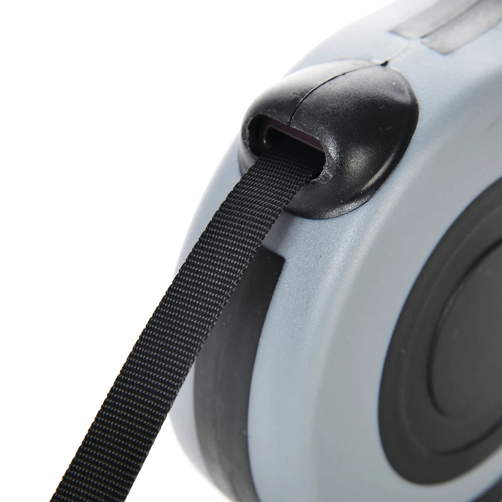 Coleira Retrátil Automática e Durável de Nylon Forte p/ Cães // De 3m e 5m // Para Cães Pequenos, Médios e Grandes // Suprimentos p/ Animais de Estimação