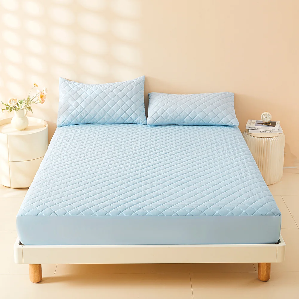 Capa de Colchão 100% à Prova d'Água // 1pc 3D Air Fabric // Lençol de Cama c/ Elástico Macio e Respirável (sem fronha)