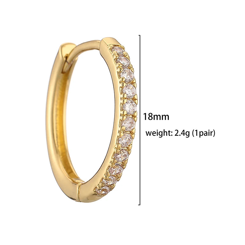 Brincos HECHENG, Pequenos de Argola para Mulheres // Moda Feminina, Cor Dourada // Círculo de Metal, Pequenas Argolas, huggie // Joias com Fivela de Orelha // Porque Você é Muito Especial!!!