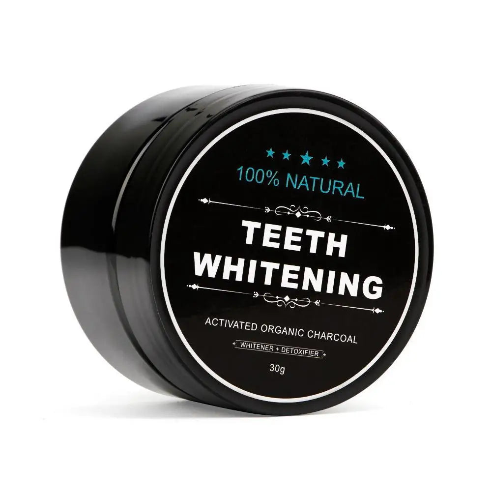 Pó Força B4Z9 Carvão Ativado Orgânico // Clareador Dental Natural 30g // Pó p/ Limpeza dos Dentes // Higiene Bucal,