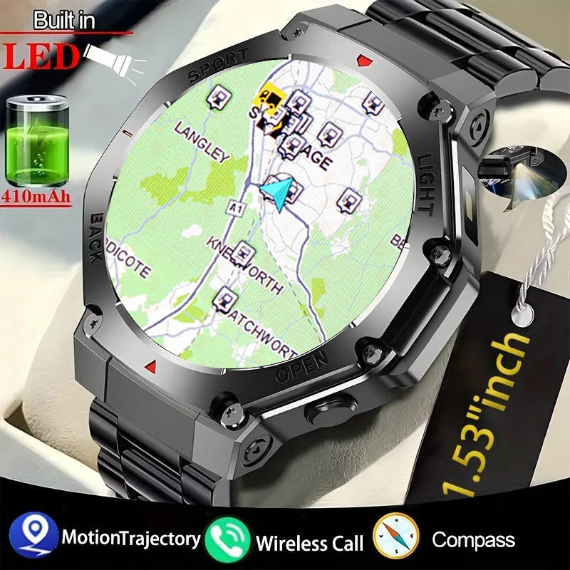 Novo Relógio Inteligente LED 2025 // Unissex / HD / AMOLED / Bluetooth / Chamada // À Prova d'água // Monitoramento de Frequência Cardíaca // Saúde Feminina // Relógios Inteligentes