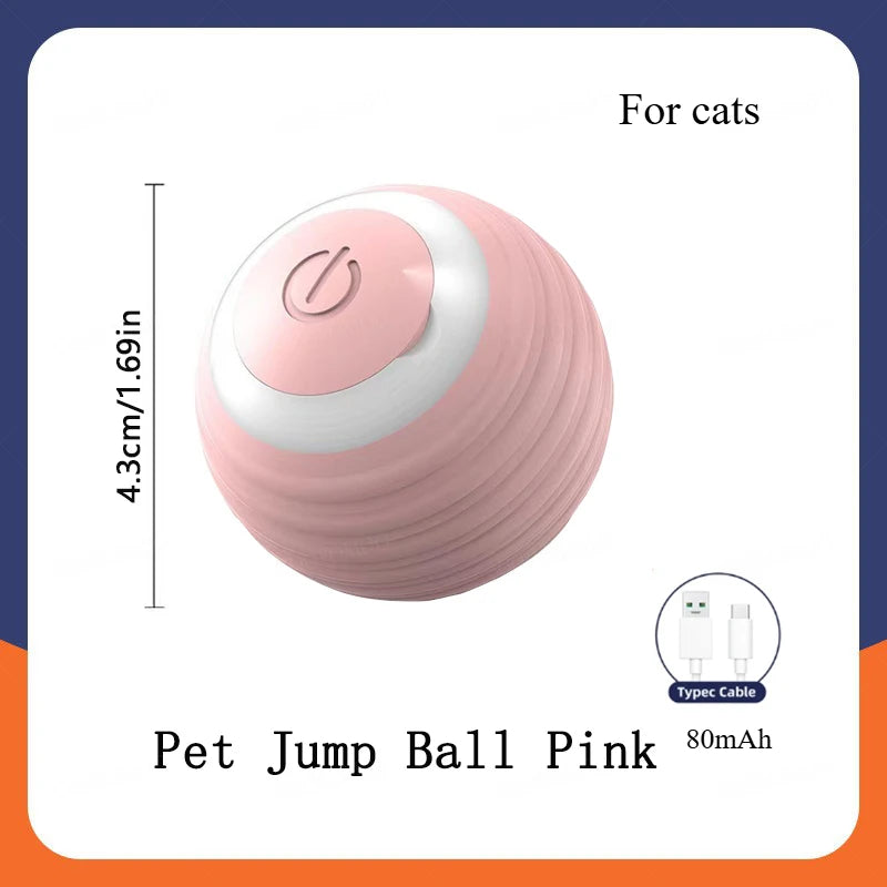 Bola de Brinquedo p/ Cachorro c/ Movimento Automático // Com Rolamento / USB Smarts // Brinquedo Interativo // Bola de Brinquedo p/ Mastigar // Acessórios p/ Cães