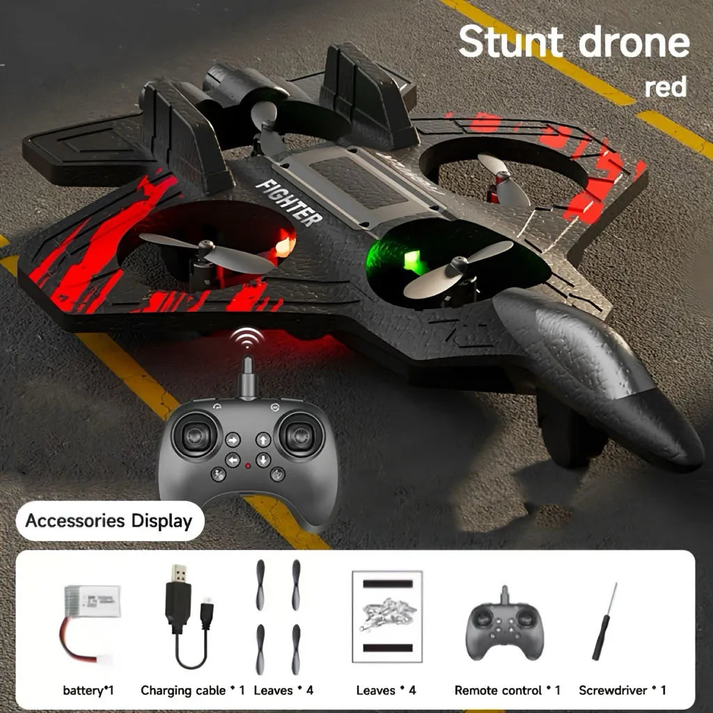 Avião Caça de Controle Remoto // Planador de Espuma // Avião RC // Drone-Helicóptero // Presente de Natal para Meninos