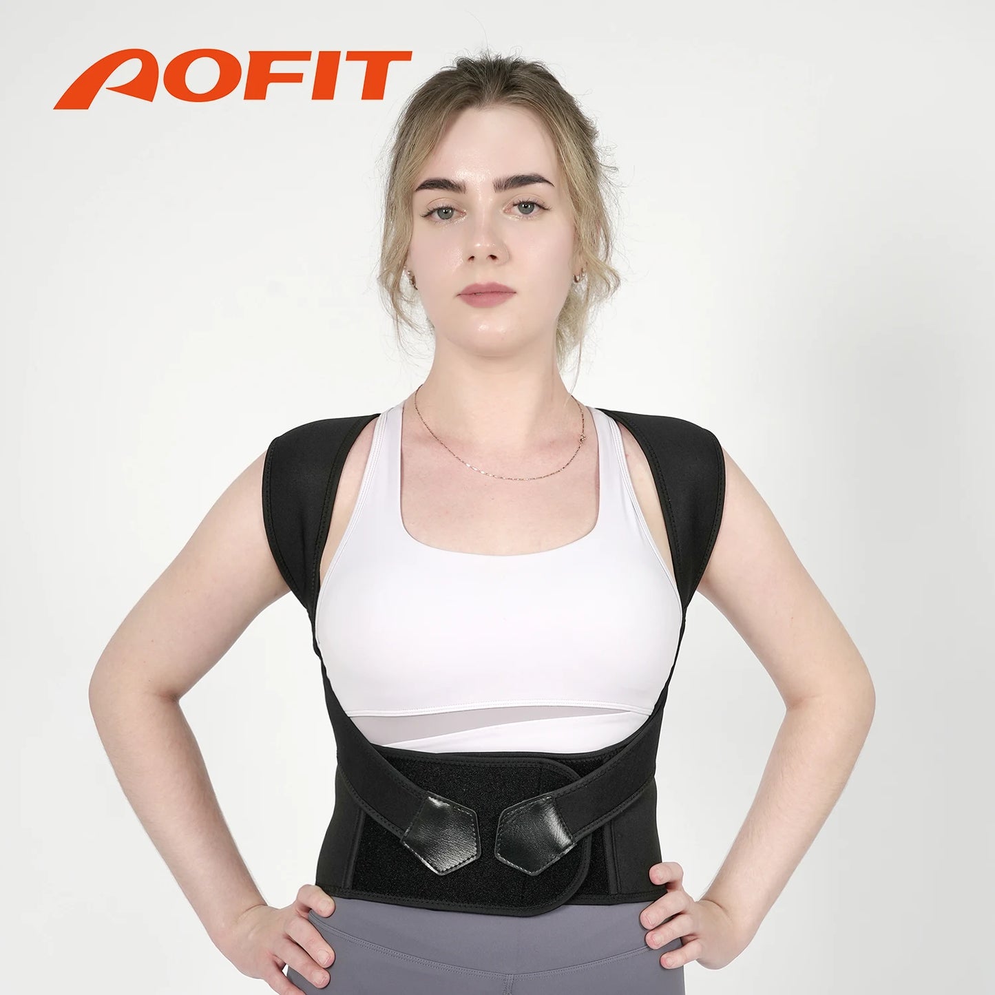 Corretor de Postura AOFIT para Mulheres e Homens // Cinta de Postura de Ombro Ajustável // Postura de Alisador de Costas, Usado para Coluna Superior Média
