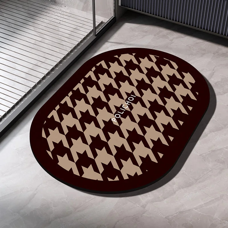 Tapete de Banheiro Superabsorvente // Tapete de Banho // Tapete de Chão // Secagem Rápida // Antiderrapante // Carpete Sanitário Lavável