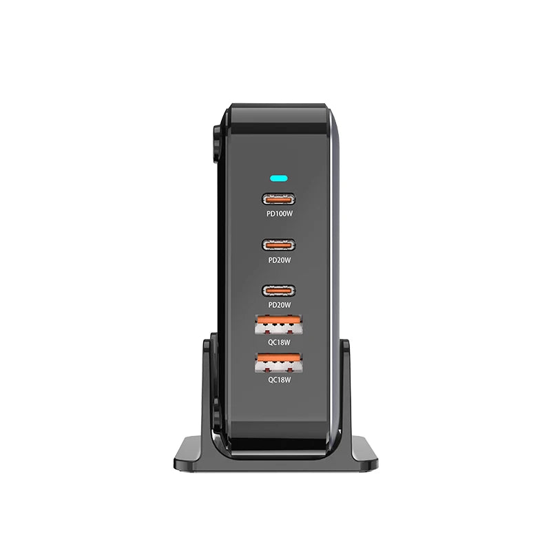 Carregador de Nitreto de Gálio de 200 W de Alta Eficiência p/ Mesa // Rápido e Seguro