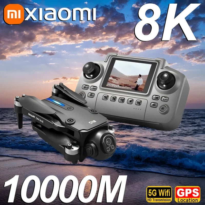 Xiaomi D18 GPS UAV 8K Aerial HD Dual Camera Photography Intelligent Obstacle Avoidance Brushless Power 5G WIFI GPS Return VR UAV