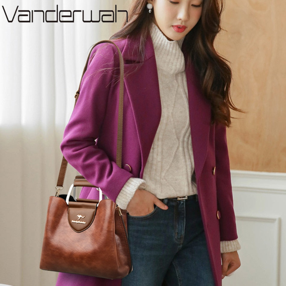 Bolsas de Alta Qualidade Marca Genuína de Couro // Bolsas de Luxo Femininas // Bolsas de Mão com Designer Crossbody