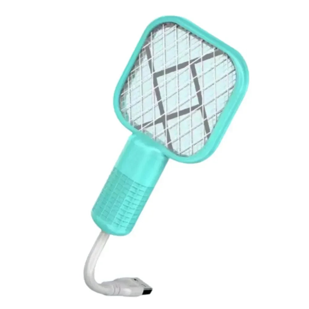 Mata-mosquitos elétrico recarregável, mata-insetos portátil para camping, áreas externas, casa, mata instantaneamente, carregamento USB, seguro para crianças