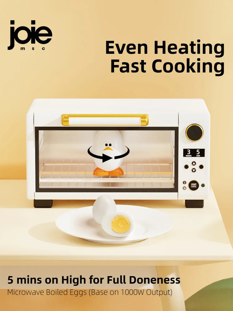Joie Microondas Egg Boiler eggy // Microondas Egg Poachers // Fogão Vaporizador // Caixa para Ovos de Galinha e Codorna // Utensílios de Cozinha para Ovos