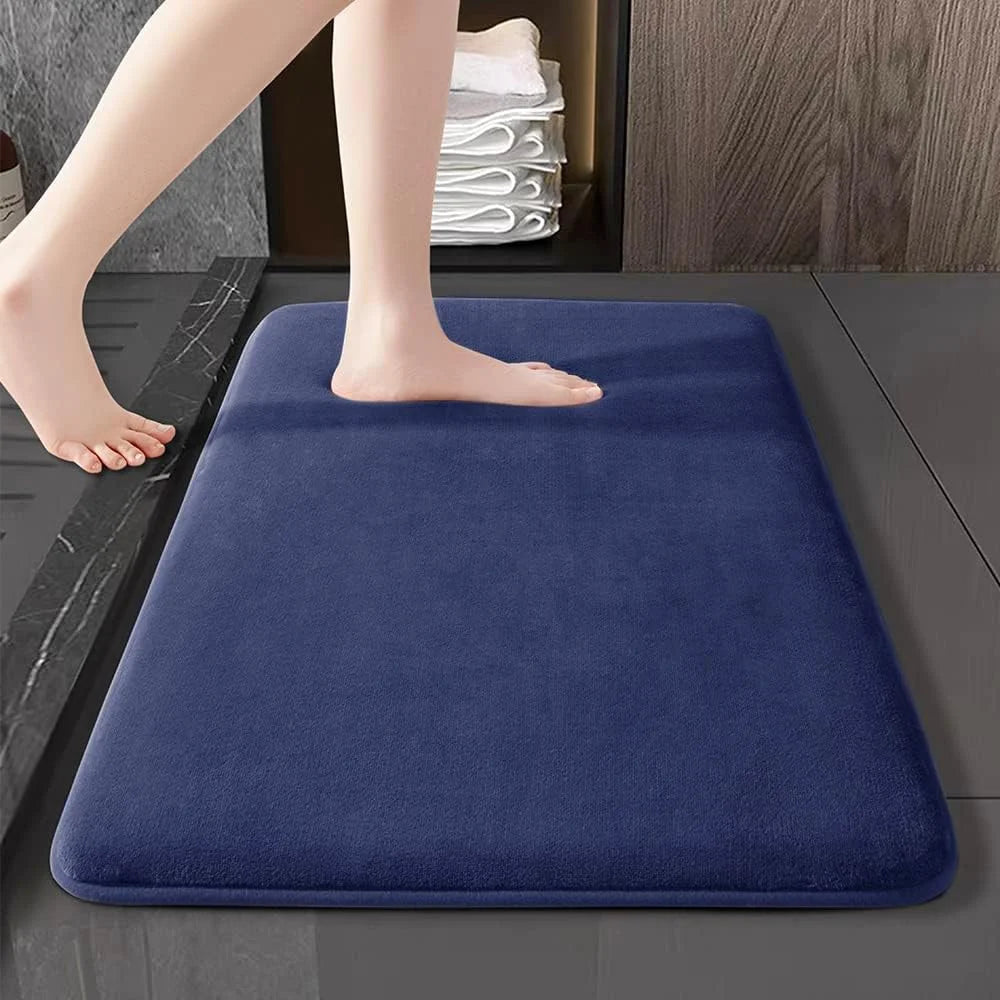 Tapete de Banheiro de Espuma Viscoelástica Antiderrapante // Tapete de Banheiro Ultramacio Antiderrapante e Absorvente de Água