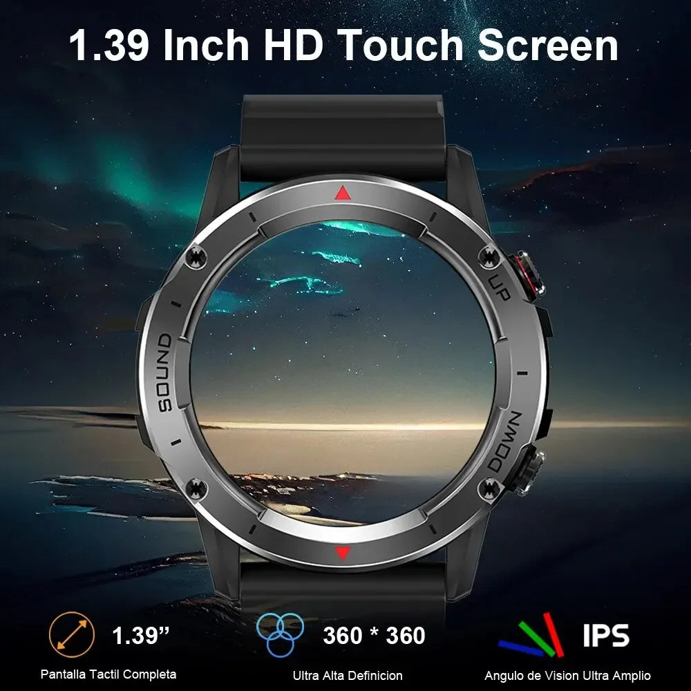Xiaomi 1,39 Polegadas HD Bluetooth Call Smart Watch // Masculino IP68 Impermeável // Esportivo Fitness // Tracker Smartwatch para IOS Android NX9