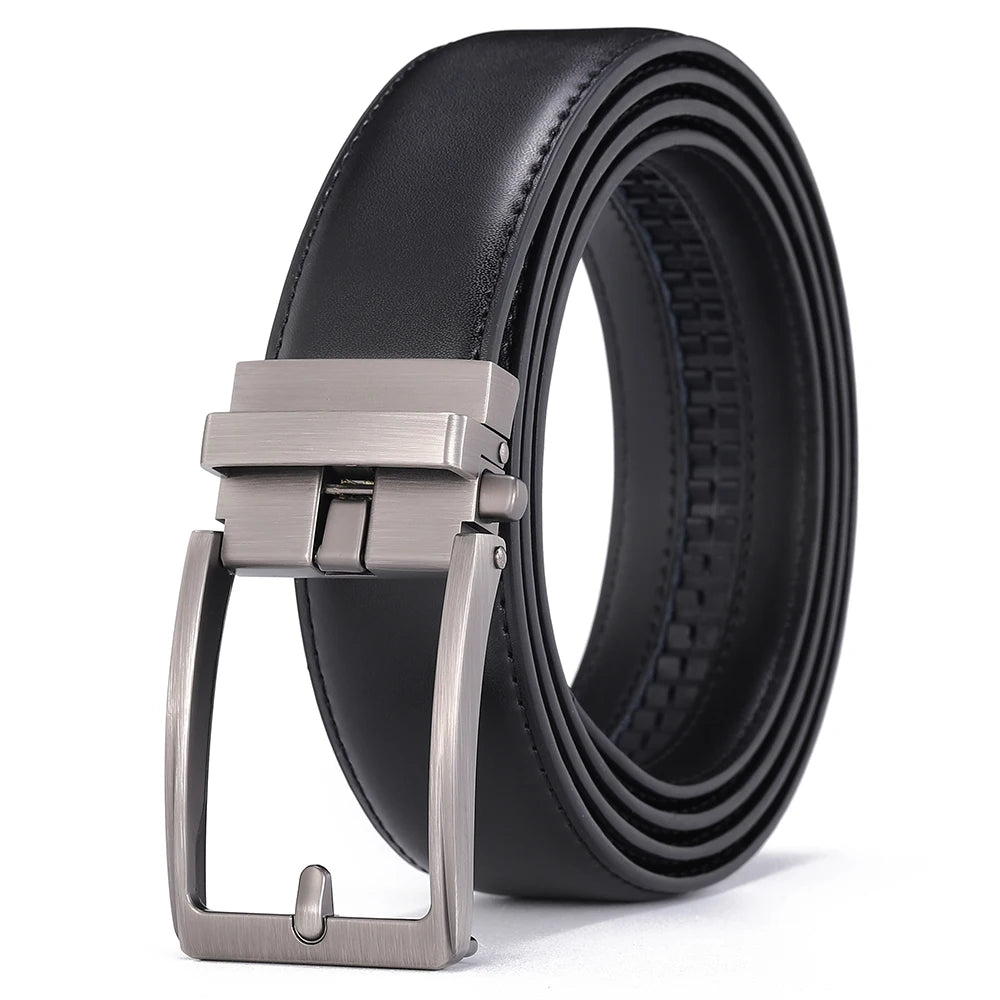 Click Belts Cintos p/ Homens Marca de Luxo // Designer da Moda // Fivela Automática // Cinto Masculino / 3.5 cm de Largura