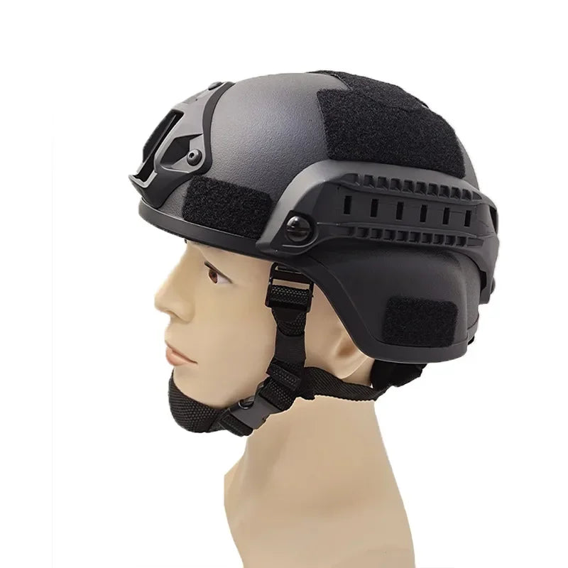 Equipamento de Proteção para Equitação // Capacete de Proteção FAST Helmet MICH2000 Airsoft MH // Capacete Tático Outdoor Tactical Painball CS SWAT