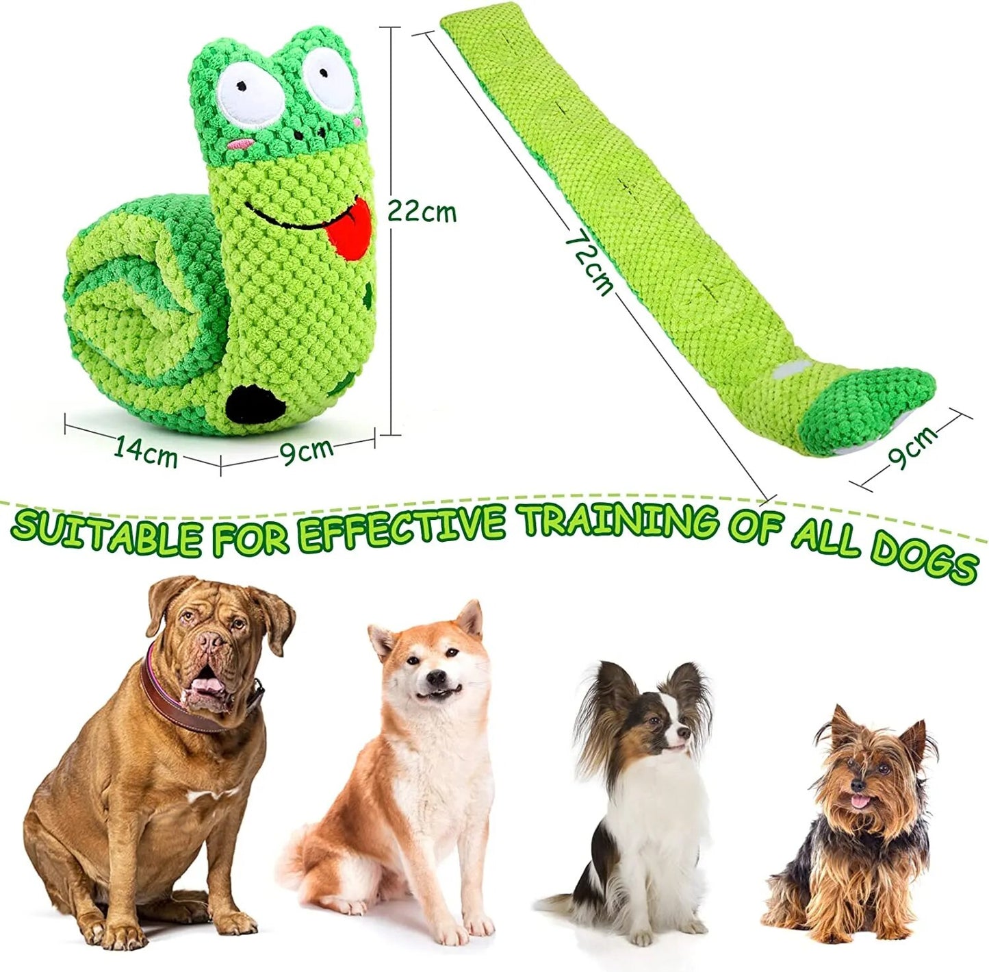 Brinquedos para Cães SQUEAK, Jogo de Liberação de Estresse, para cães, Treinamento de QI // Brinquedos Adequados para Cães Pequenos, Médios e Grandes