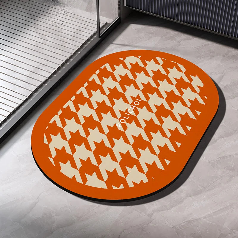 Tapete de Banheiro Superabsorvente // Tapete de Banho // Tapete de Chão // Secagem Rápida // Antiderrapante // Carpete Sanitário Lavável