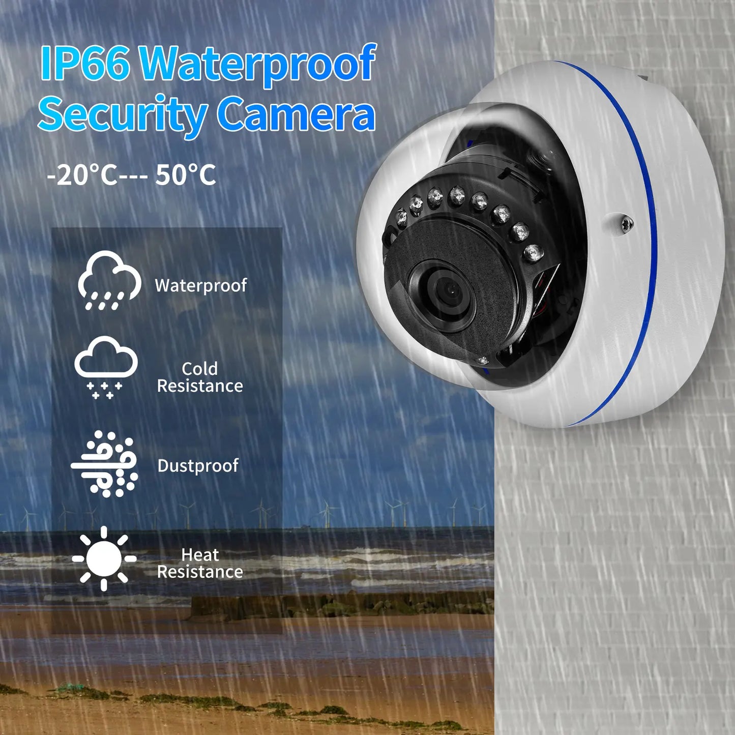 Câmera Gadinan AHD 1080P 720P 5MP // 2,8 mm Lente Dome // Proteção de Segurança // À Prova D'água // Ambientes Externos e Internos // Visão Noturna // Detecção de Movimento // Câmera CCTV