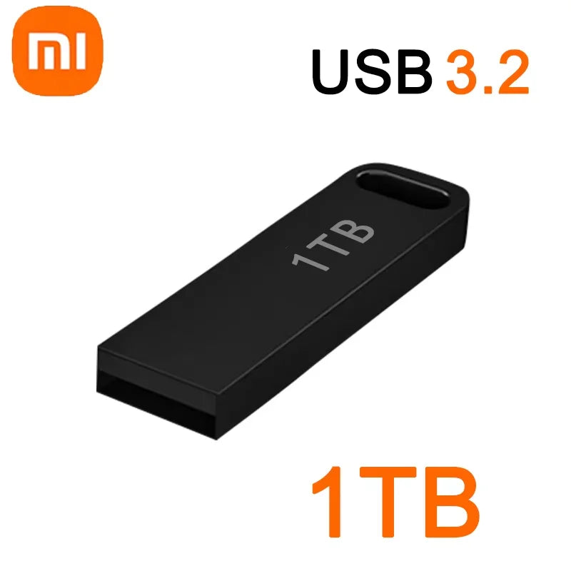 Pendrive Xiaomi 2TB USB 3.2 Flash Drives de Metal de Alta Velocidade // 1TB 512GB Unidade USB Portátil À Prova D'água Disco Flash de Memória Nova Chegada