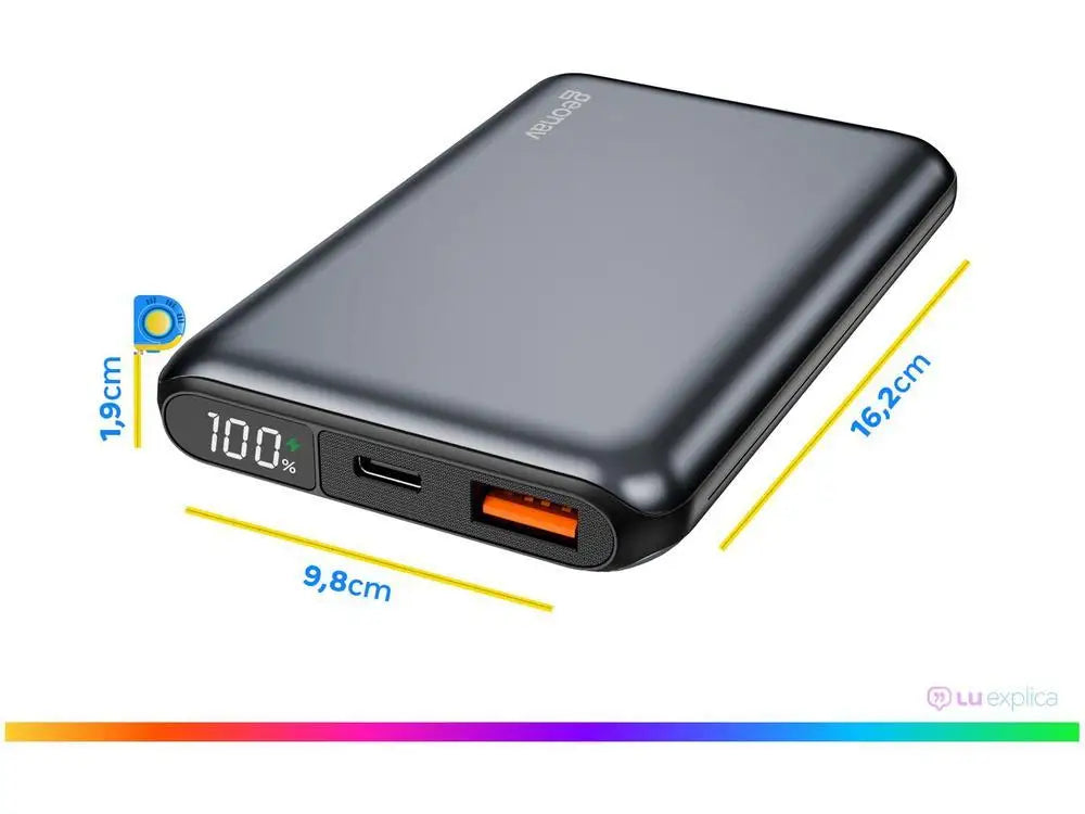 Portable Charger/Power Bank Geonav 10.000mAh PB10K20WSG