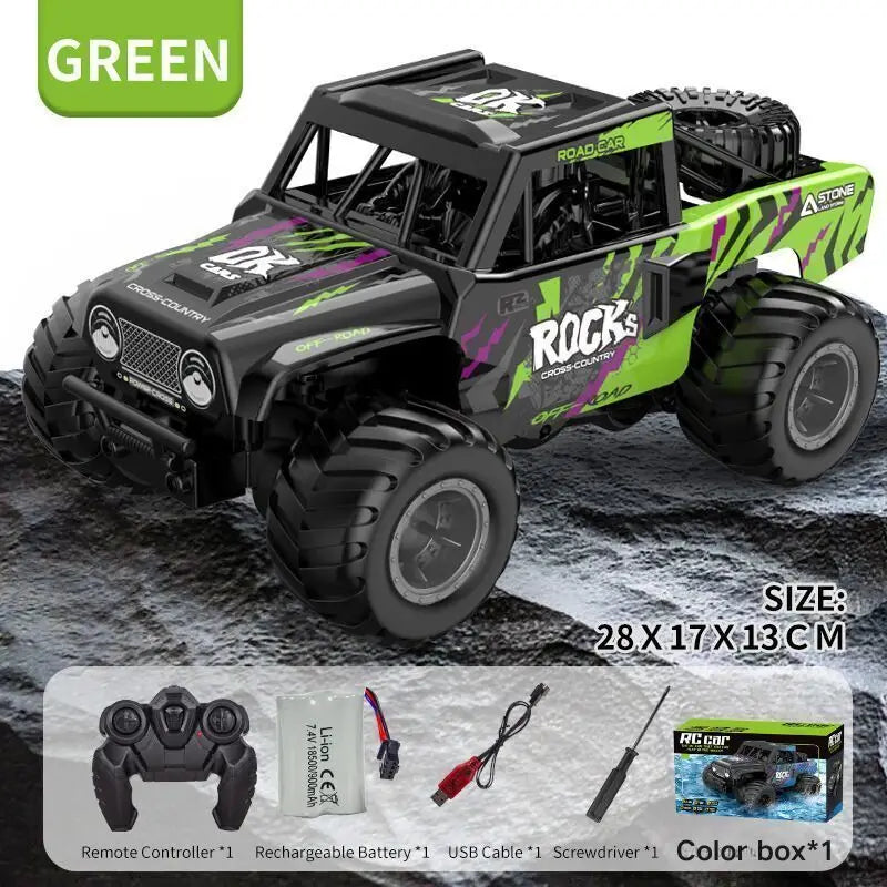 JJRC Q191 2.4G Todo-Terreno Off-Road // Jipe Hidrovia Anfíbio // Tração nas Quatro Rodas // Veículo Off-Road Escalada // Brinquedo p/ Presente // Ao Ar Livre