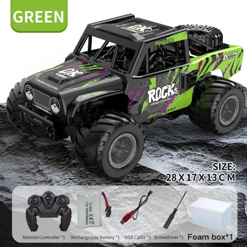 JJRC Q191 2.4G Todo-Terreno Off-Road // Jipe Hidrovia Anfíbio // Tração nas Quatro Rodas // Veículo Off-Road Escalada // Brinquedo p/ Presente // Ao Ar Livre