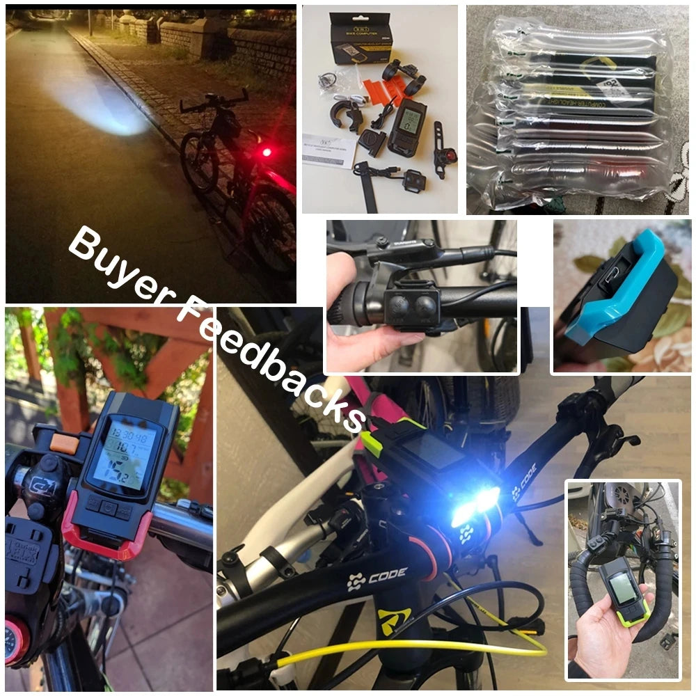 Lâmpada USB Bike Light Bicicleta NEWBOLER // 4 Modo Computador // 3 Modo Horn Lanterna Ciclo Bicicleta // Velocímetro Led Luzes Frontais