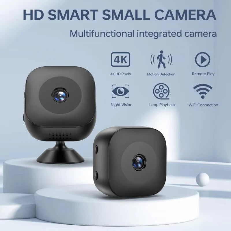 Mini Câmera de Segurança Full Color Visão Noturna Alta Definição Xiaomi MIJIA 4K // Monitor WiFi // Vigilância c/ Detecção de Movimento // À Prova D'Água