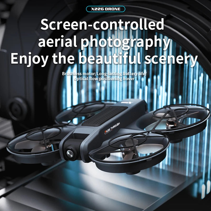 NOVO Drone X266 Original 8K WIFI / GPS // Fotografia Aérea Profissional HD // Controle Remoto Aeronave // HD Câmera Dupla // Quadricóptero Brinquedo UAV