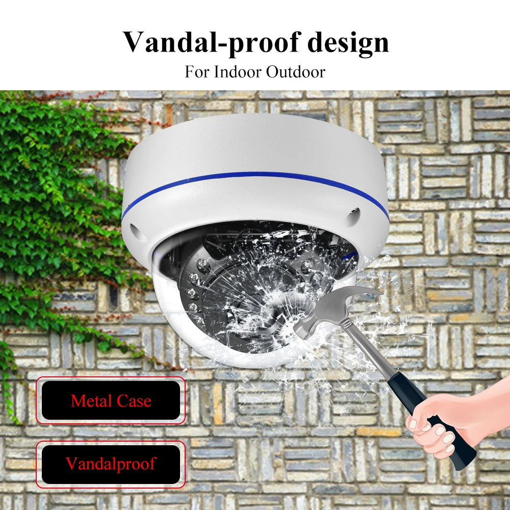 Câmera Gadinan AHD 1080P 720P 5MP // 2,8 mm Lente Dome // Proteção de Segurança // À Prova D'água // Ambientes Externos e Internos // Visão Noturna // Detecção de Movimento // Câmera CCTV