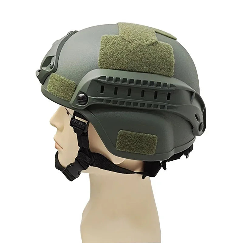 Equipamento de Proteção para Equitação // Capacete de Proteção FAST Helmet MICH2000 Airsoft MH // Capacete Tático Outdoor Tactical Painball CS SWAT