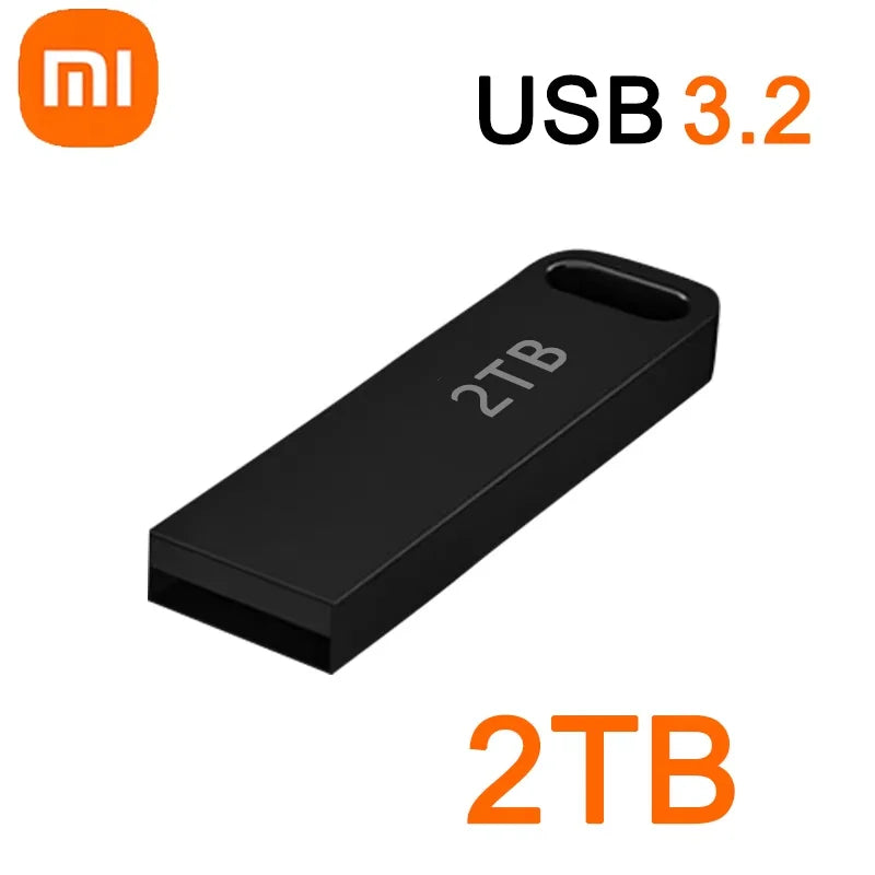 Pendrive Xiaomi 2TB USB 3.2 Flash Drives de Metal de Alta Velocidade // 1TB 512GB Unidade USB Portátil À Prova D'água Disco Flash de Memória Nova Chegada