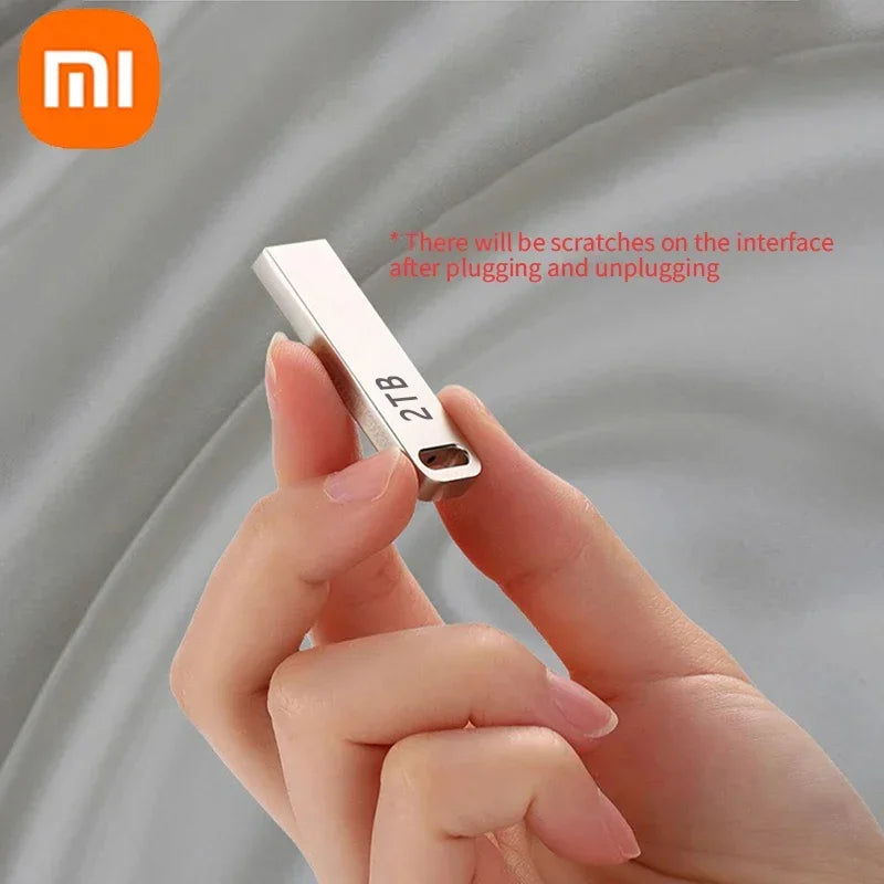 Pendrive Xiaomi 2TB USB 3.2 Flash Drives de Metal de Alta Velocidade // 1TB 512GB Unidade USB Portátil À Prova D'água Disco Flash de Memória Nova Chegada