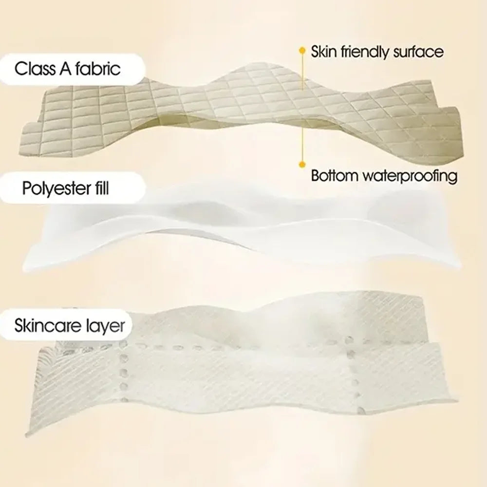 Capa de Colchão 100% à Prova d'Água // 1pc 3D Air Fabric // Lençol de Cama c/ Elástico Macio e Respirável (sem fronha)