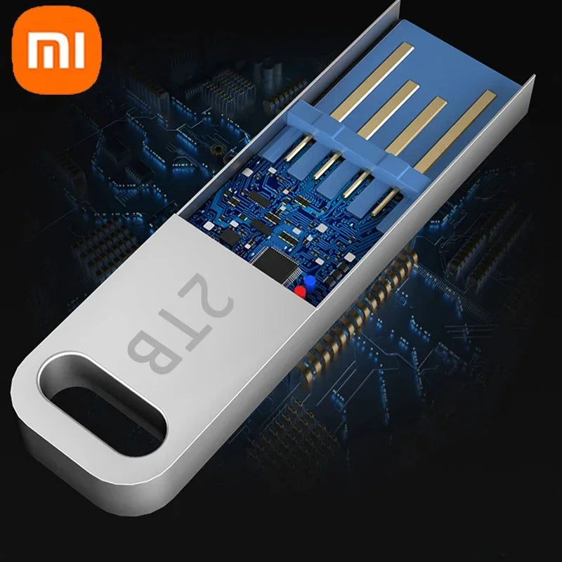 Pendrive Xiaomi 2TB USB 3.2 Flash Drives de Metal de Alta Velocidade // 1TB 512GB Unidade USB Portátil À Prova D'água Disco Flash de Memória Nova Chegada