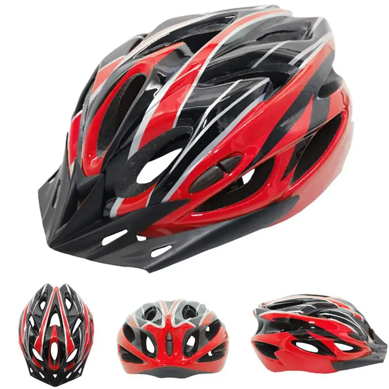 Capacete de Ciclismo c/ Forro Confortável Ultraleve Oco // Unissex Ajustável // Proteção p/ a Cabeça // Capacete de Bicicleta MTB
