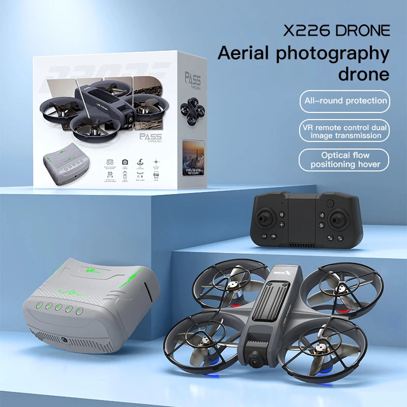 NOVO Drone X266 Original 8K WIFI / GPS // Fotografia Aérea Profissional HD // Controle Remoto Aeronave // HD Câmera Dupla // Quadricóptero Brinquedo UAV