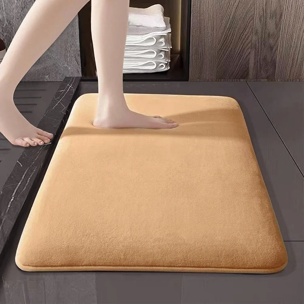 Tapete de Banheiro de Espuma Viscoelástica Antiderrapante // Tapete de Banheiro Ultramacio Antiderrapante e Absorvente de Água